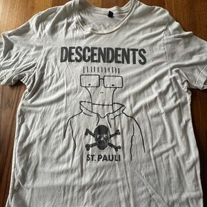 Descendents - St. Pauli Collaboration T‑Shirt - Black ink on white - XL